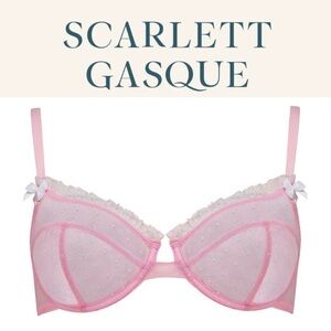 scarlett gasque polka dot bra